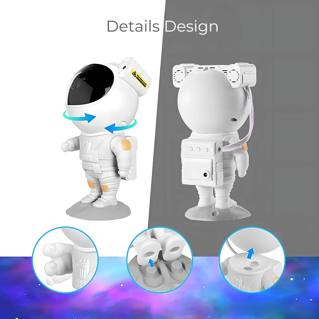 Skanto | Stjerneprosjektor Astronaut Galakse Nattlys