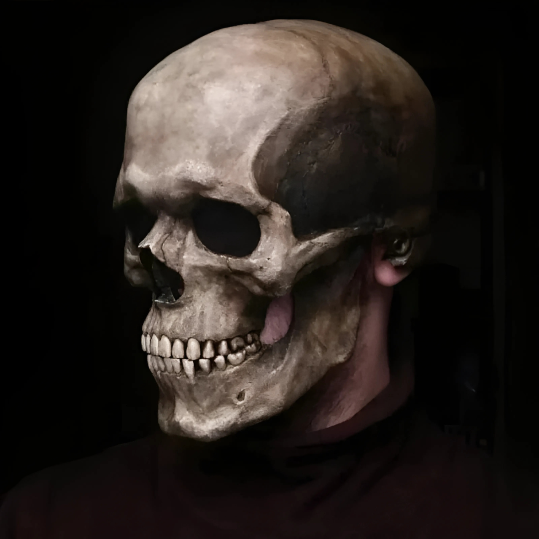 Realistisk Halloween-Totenkopfmaske