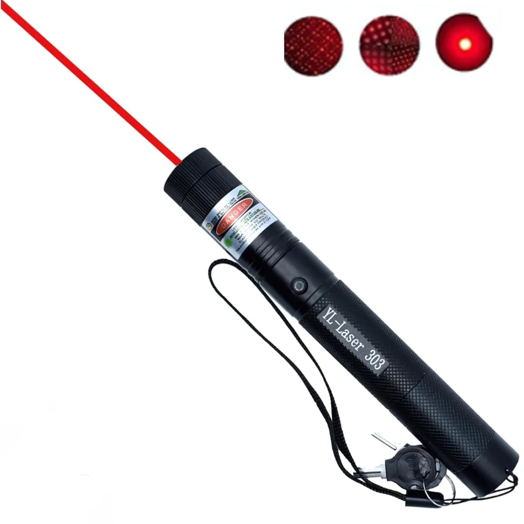 Laserpointer fra Aluminium, einstellbarer Fokus