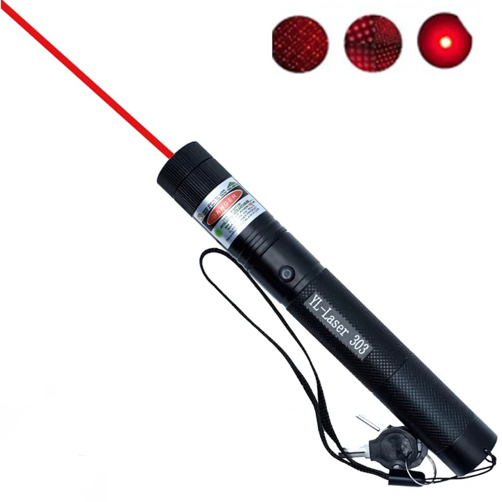Laserpointer fra Aluminium, einstellbarer Fokus