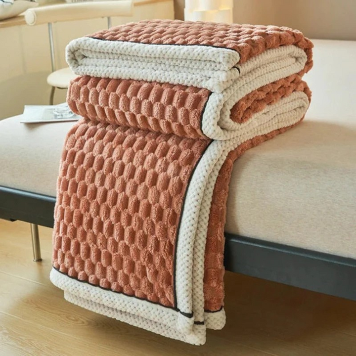 Skanto | Plysj Fleece Teppe Myk Kaste
