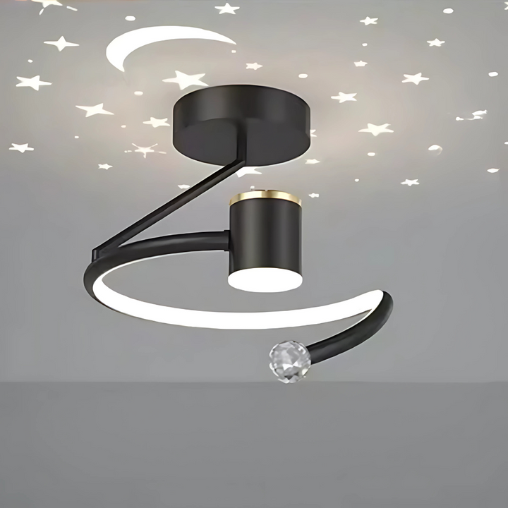 Moderne LED-Deckenleuchten i Stern-Design