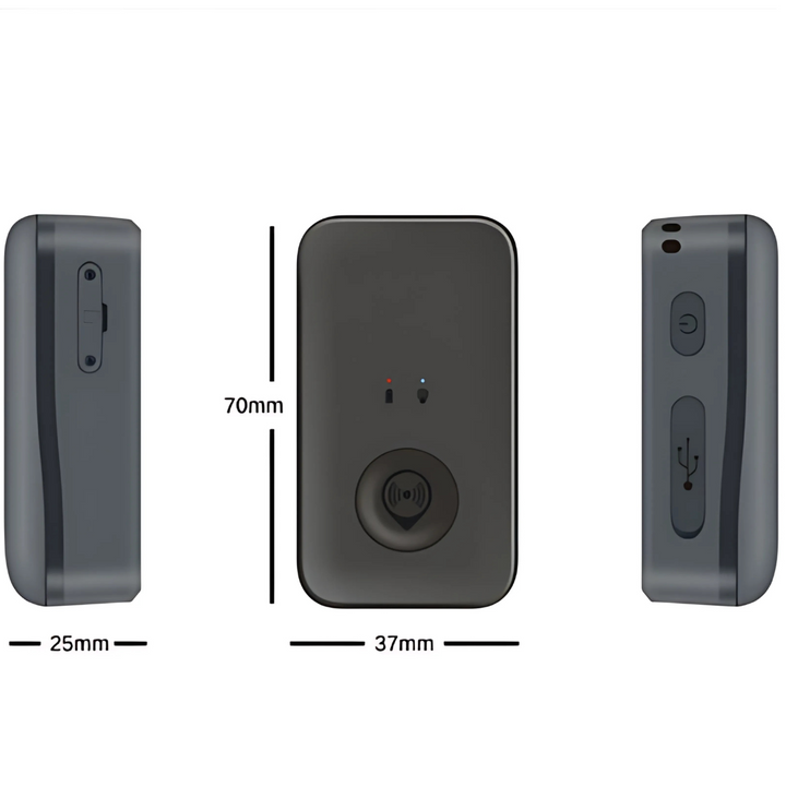 Skanto | GPS Tracker Mini Magnetisk Bærbar Enhet