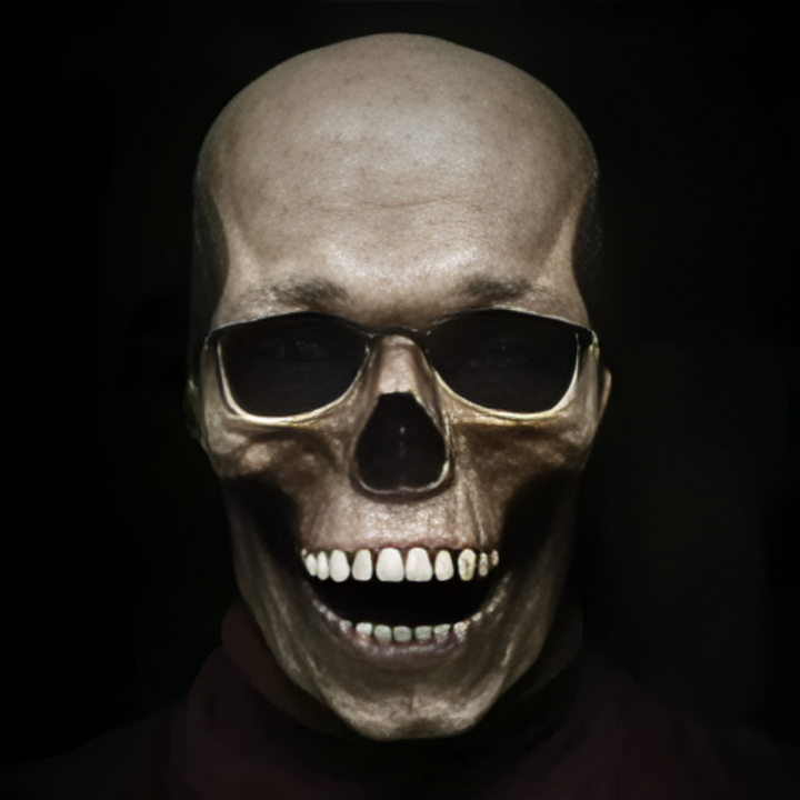 Realistisk Halloween-Totenkopfmaske