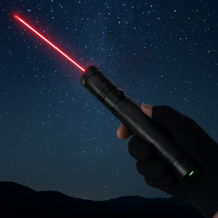 Wiederaufladbare Hochleistungs-Laserpointer-Taschenlampe