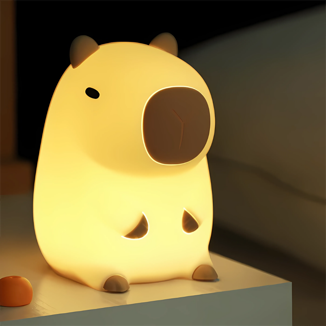 Skanto | Capybara Nattlys Justerbar Lysstyrke Silikon