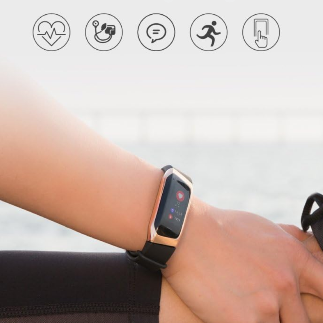 Smartwatch-Fitness-Tracker med Herzfrequenzmessung