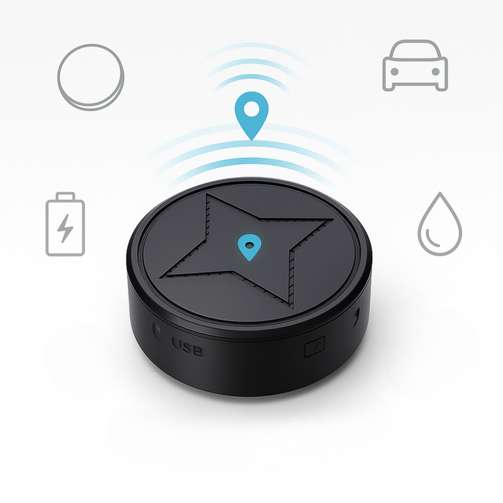 Skanto | Mini GPS Kjøretøy Tracker Magnetisk Feste