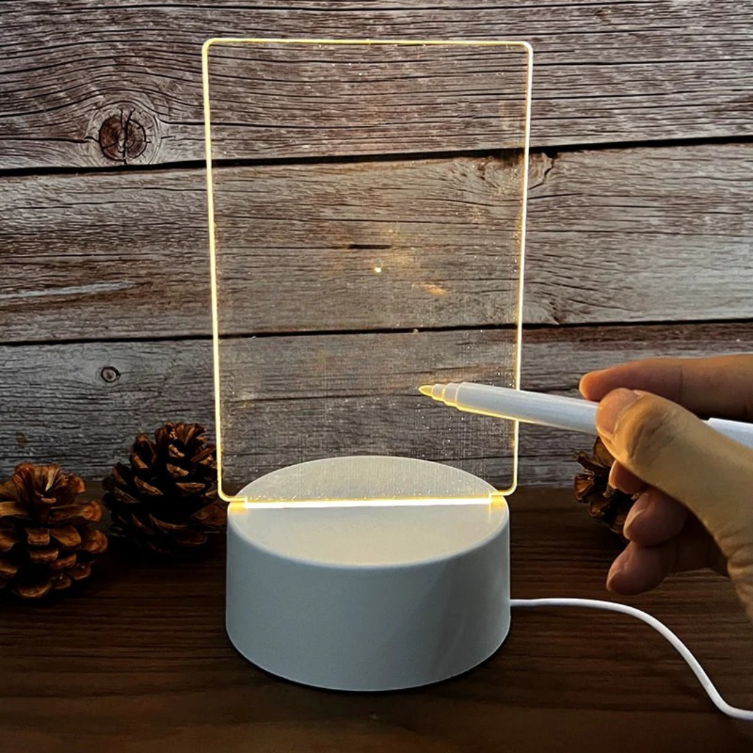 Skanto | LED Akryl Meldingsbrett Lys