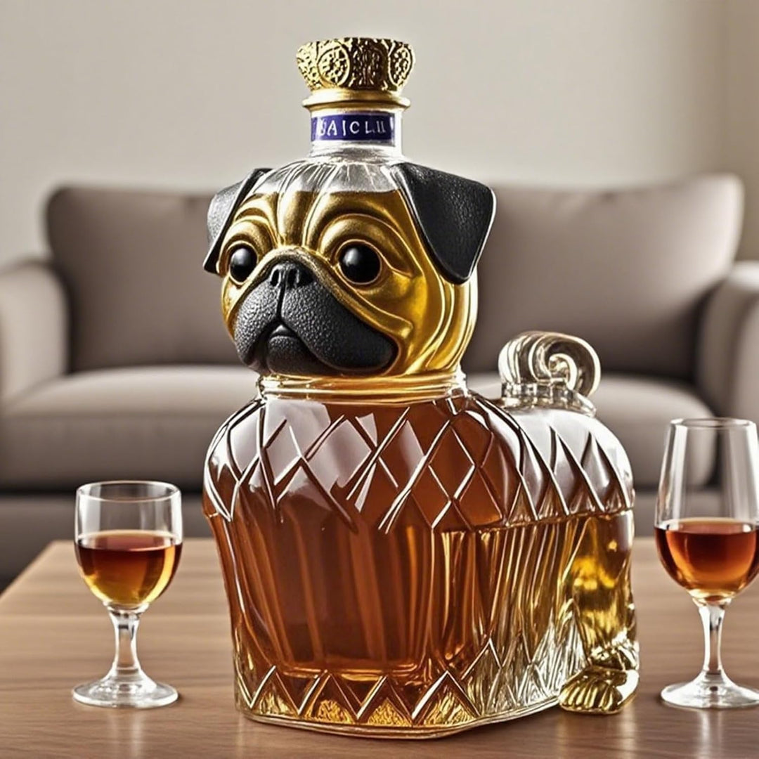Skanto | Glass Whiskey Karaffel Hund Design