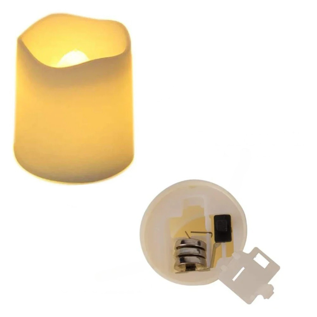 Skanto | LED Lys Varme Hvit Flammefri Plast Sett