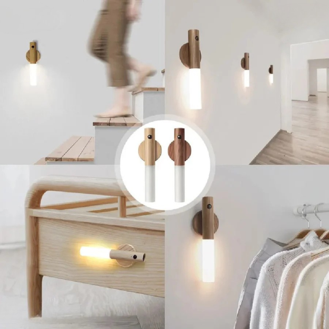 Skanto | Vegglampe Treoppladbar Bevegelsessensor Lampe