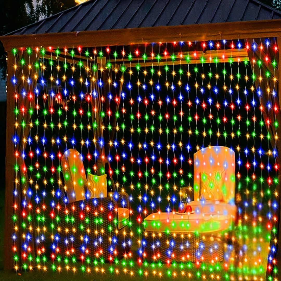 Skanto | Fairy Lights Solcelled Utendørs Gardin Lysstreng