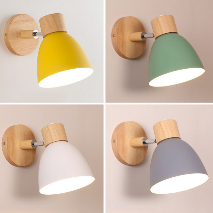 Minimalistisk skandinavisk vegglampe – nordisk design for soverom og stue | LED-belysning | Skanto