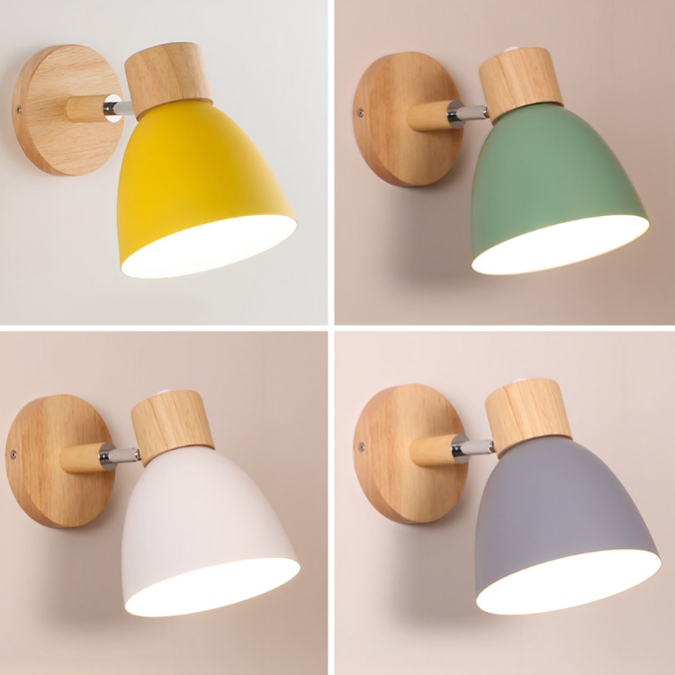 Minimalistisk skandinavisk vegglampe – Nordisk design for soverom og stue | LED-belysning