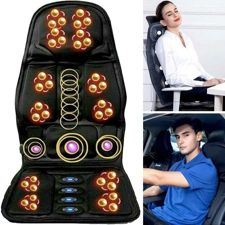 Skanto | 8 Mode Massasje Stolpute Med Oppvarmet Rygg Nakkepute