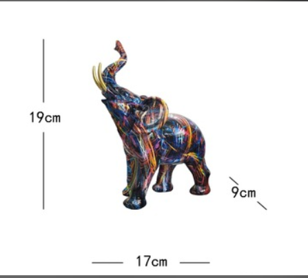 Skanto | EleGance – Kunstnerisk Abstrakt Elefant