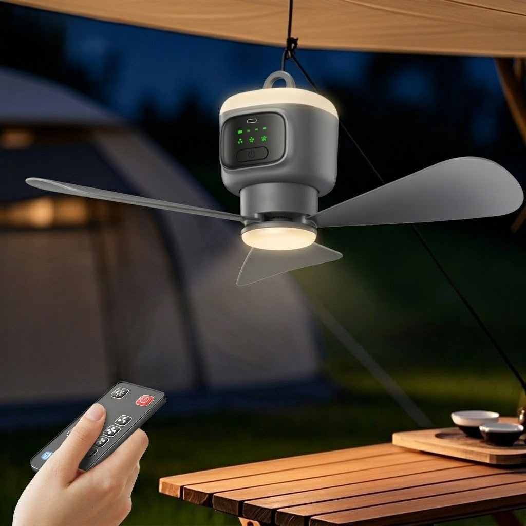 Hjem Cool Bærbar Oppladbar RC Hengevifte Lampe | Skanto