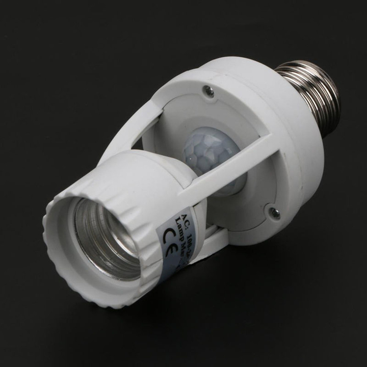Skanto | 360 Rotasjonsbevegelsessensor Socket Switch Led Lyspærebase