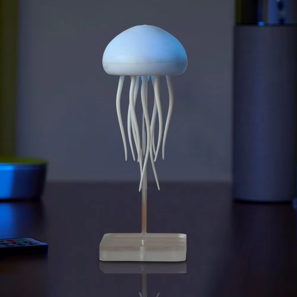 Jellyfish RGB Stemmegjenkjennings Anheng Nattlampe | Skanto