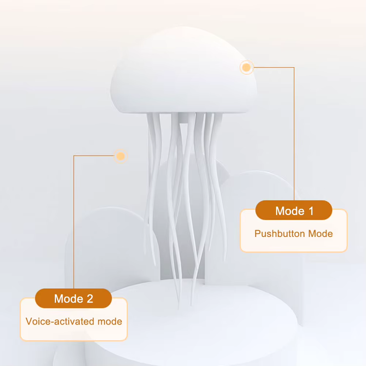 Jellyfish RGB Stemmegjenkjennings Anheng Nattlampe | Skanto