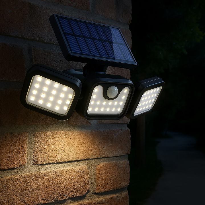Skanto | Power Save Bevegelsesaktivert Utendørs Solcellelampe