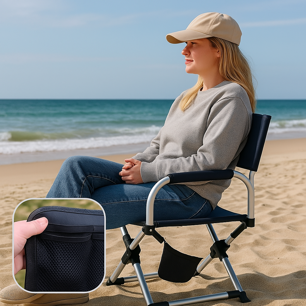 Chill & Go Lettvekt Foldsbar Utendørs Camping Stol | Skanto