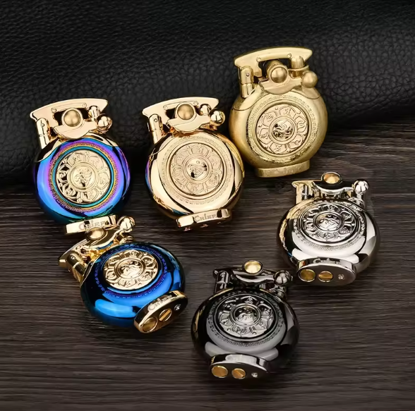 Mechanisk Flip Top Kerosene Vindbeskyttende Lighter | Skanto