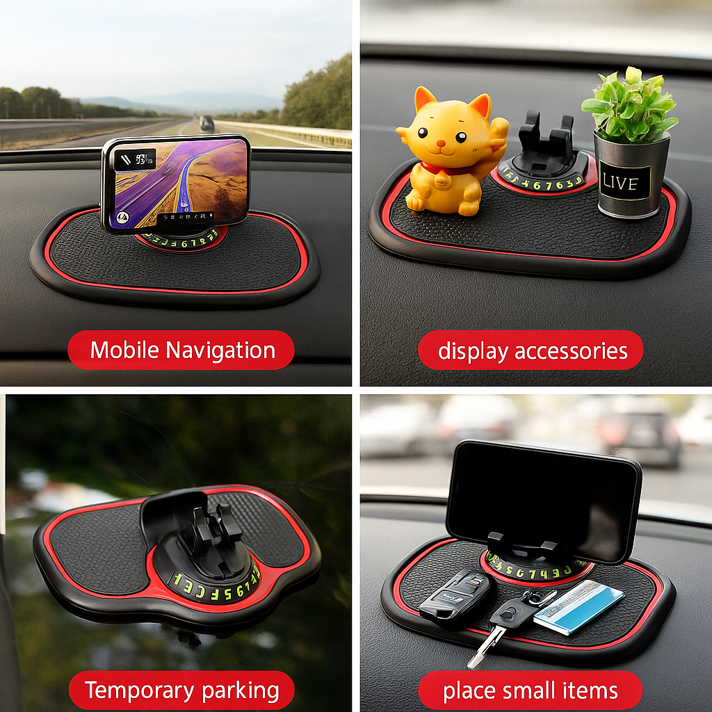 Skanto | Bil Dashboard Klistre Non-Slip Telefon Holder Pad