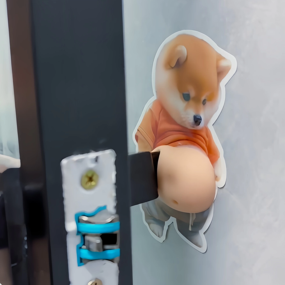 Chubby Shiba Silikon Klistremerke Beskyttelse | Skanto