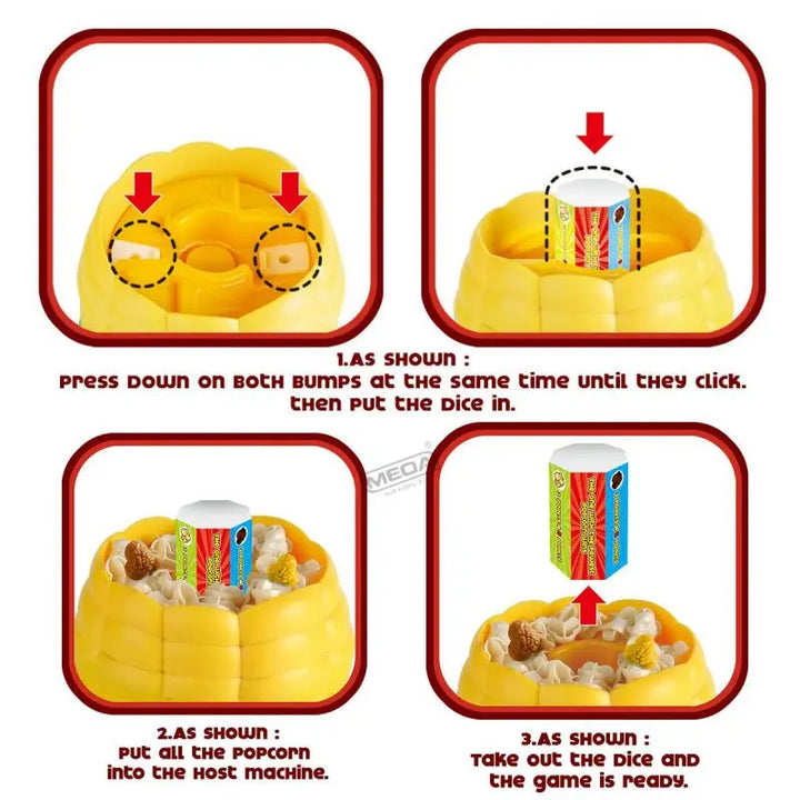 Skanto | Popcorn Moro for Familien – Poppe Familie Spill med Maisboks