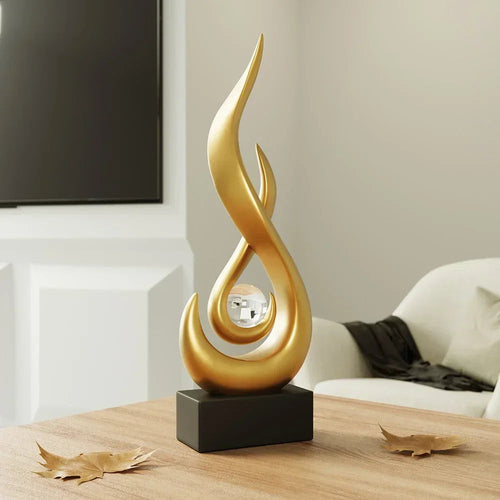 Skanto | Serenity Abstrakt Skulptur – Moderne Kunstnerisk Hjemdekorasjonsdetalj