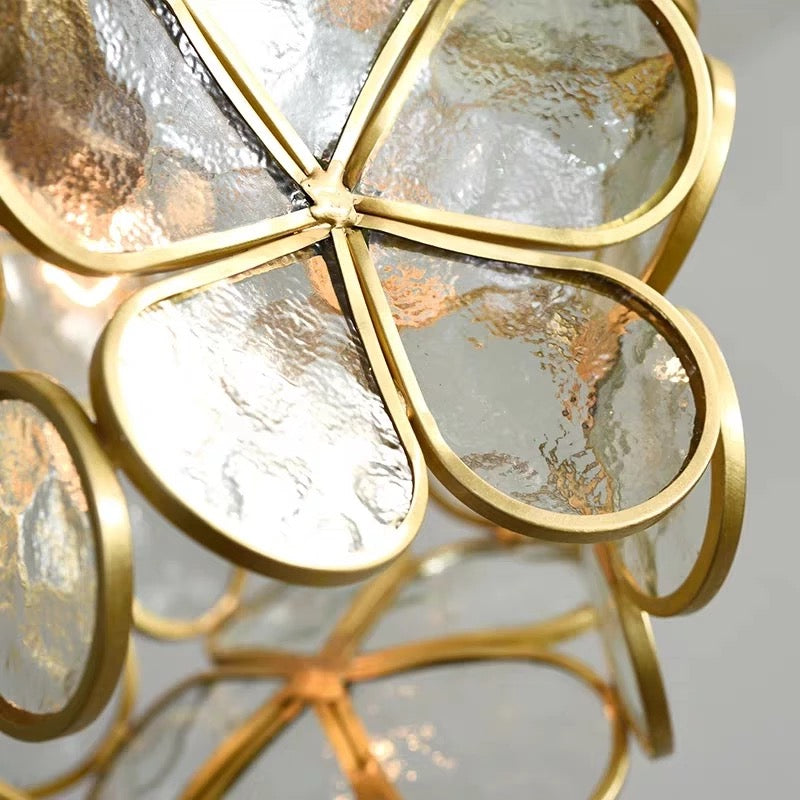 Skanto | Moderne Blomsterform Glass LED Pendellampe