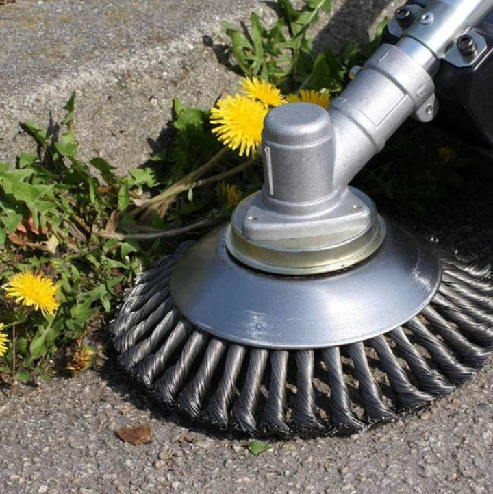Unkrautbürste aus Kohlenstoffstahl