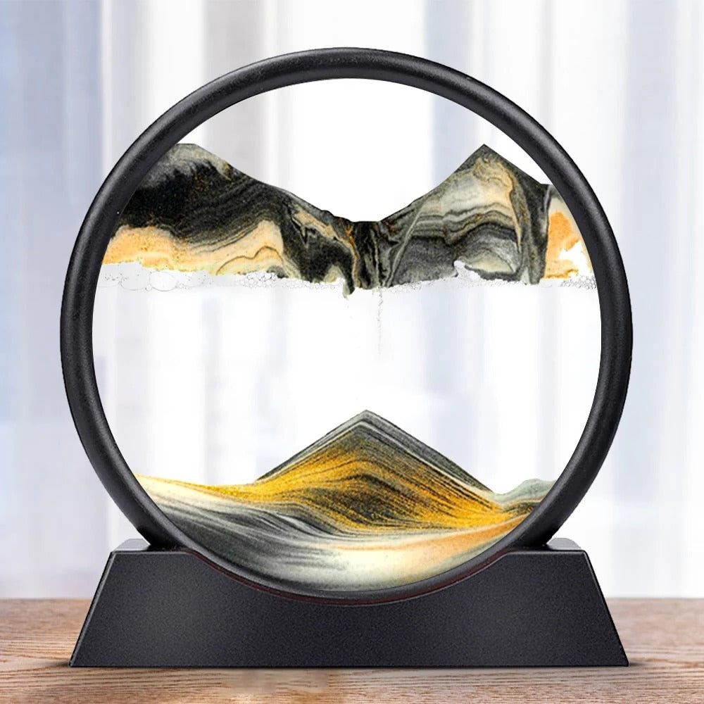 Beveget sandkunstskulptur