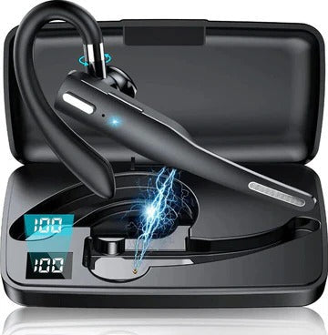 Kabelloser Bluetooth 5.1 Headset/Ohrhörer med to mikrofoner og utstyr for LKW-Fahrer