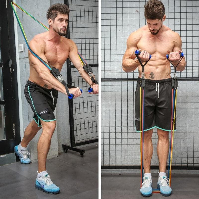 Skanto | Hjemme Fitness Motstandsbånd 12 stykk Sett