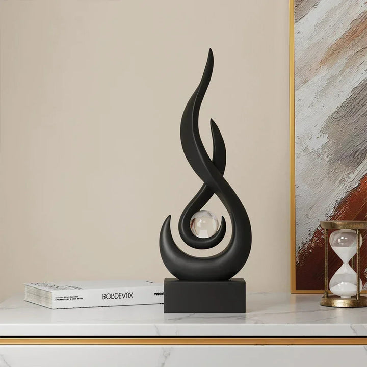 Skanto | Serenity Abstrakt Skulptur – Moderne Kunstnerisk Hjemdekorasjonsdetalj
