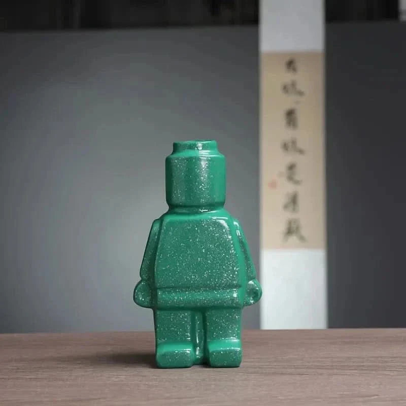 Skanto | Lego-inspirert keramisk dekorativ vase