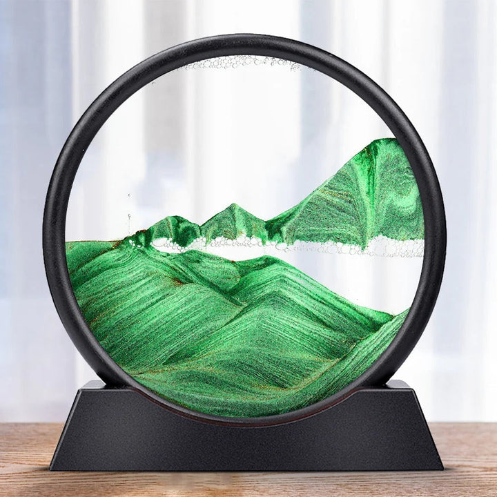Beveget sandkunstskulptur
