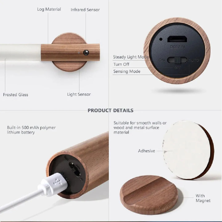 Skanto | SwiftGlow Bevegelsessensitiv LED-lampe