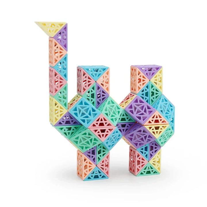 Skanto | Hollowout Magic Ruler – Kreativt byggeklosssett for bygging, vridning og utforskning