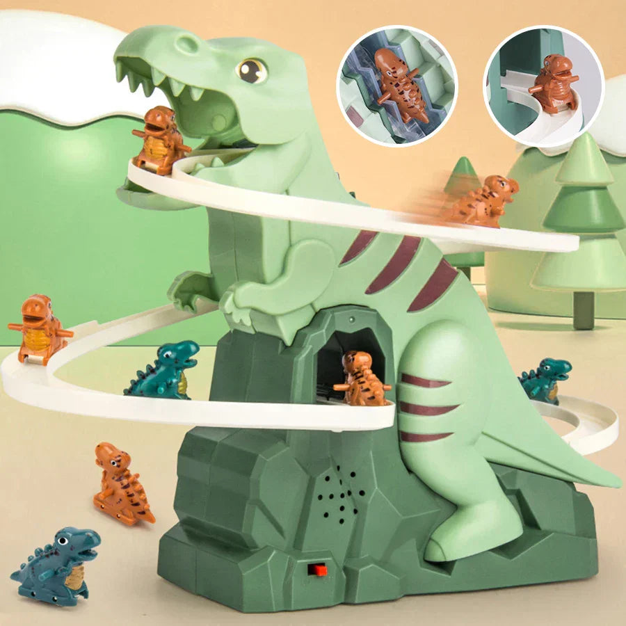 Skanto | DinoSplash Rutsjebane Sett | Eventyrlig rutsjebane for uendelig leke moro