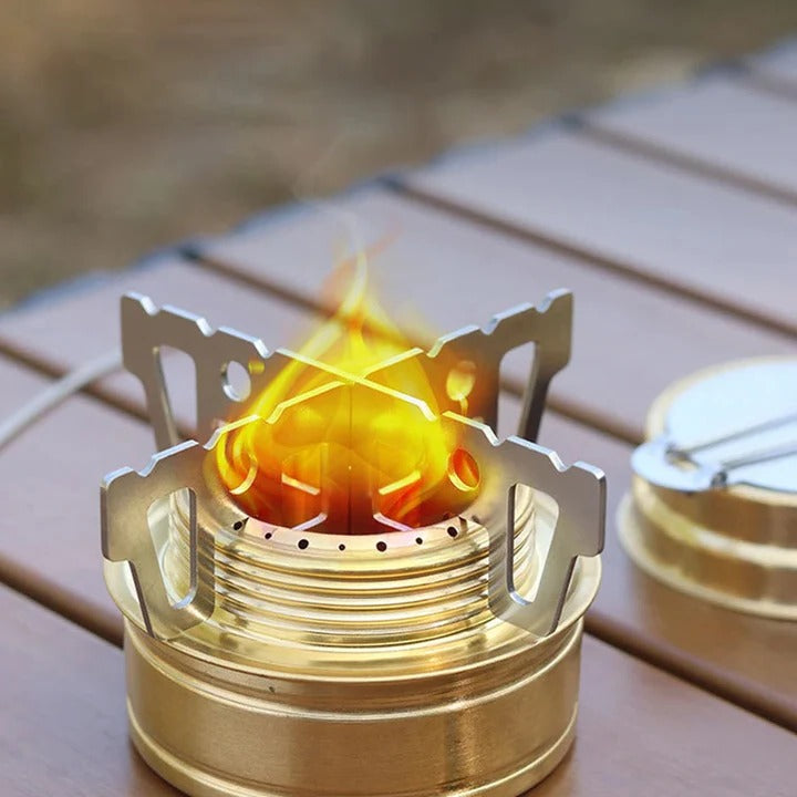 Skanto | Mini Bærbar Legerings Campingovn
