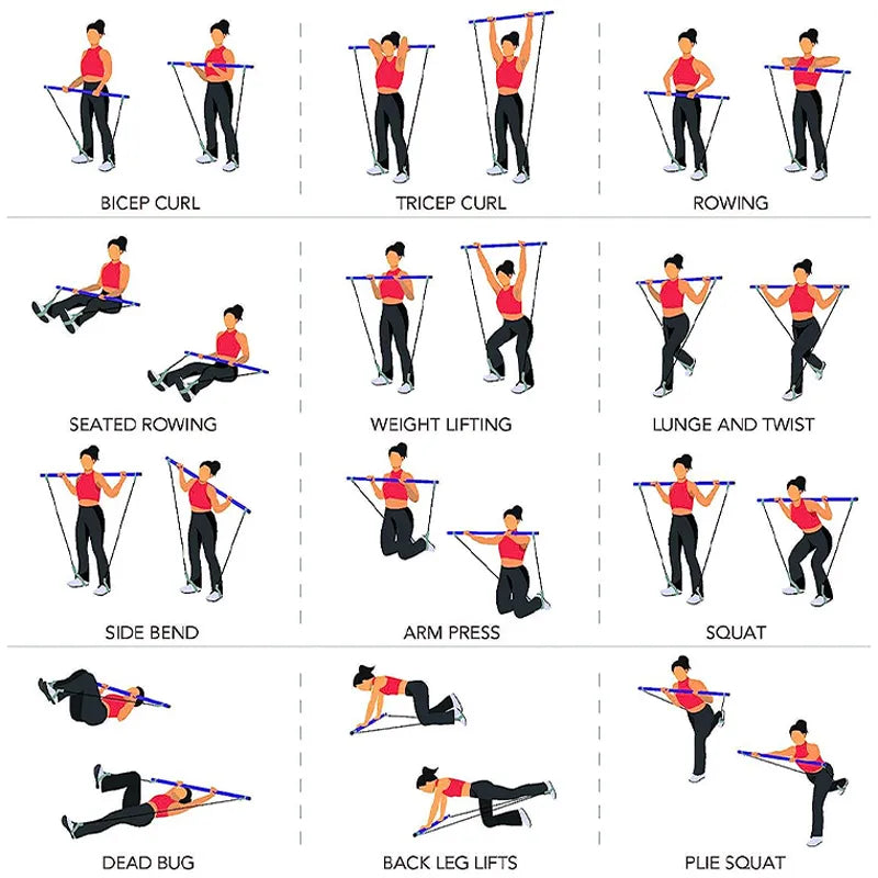 Skanto | FlexiStrength Pilates Power Bar
