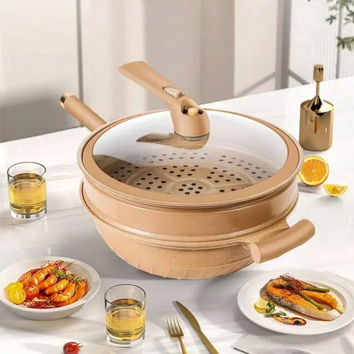 Skanto | VEGA - UltraSmart Wok Pro med Dampkurv
