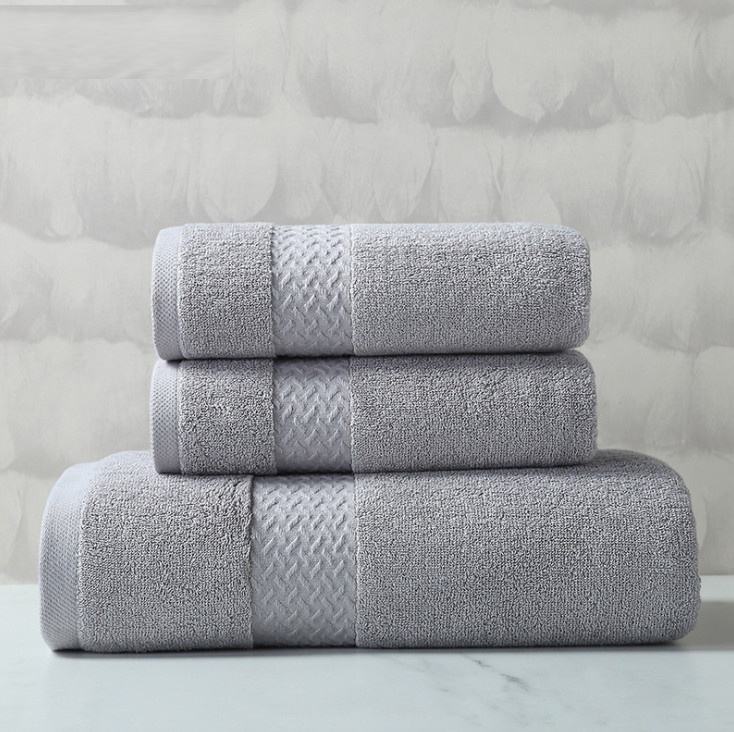 Skanto | 100% egyptisk bomull badehåndkle 70x140cm - grå