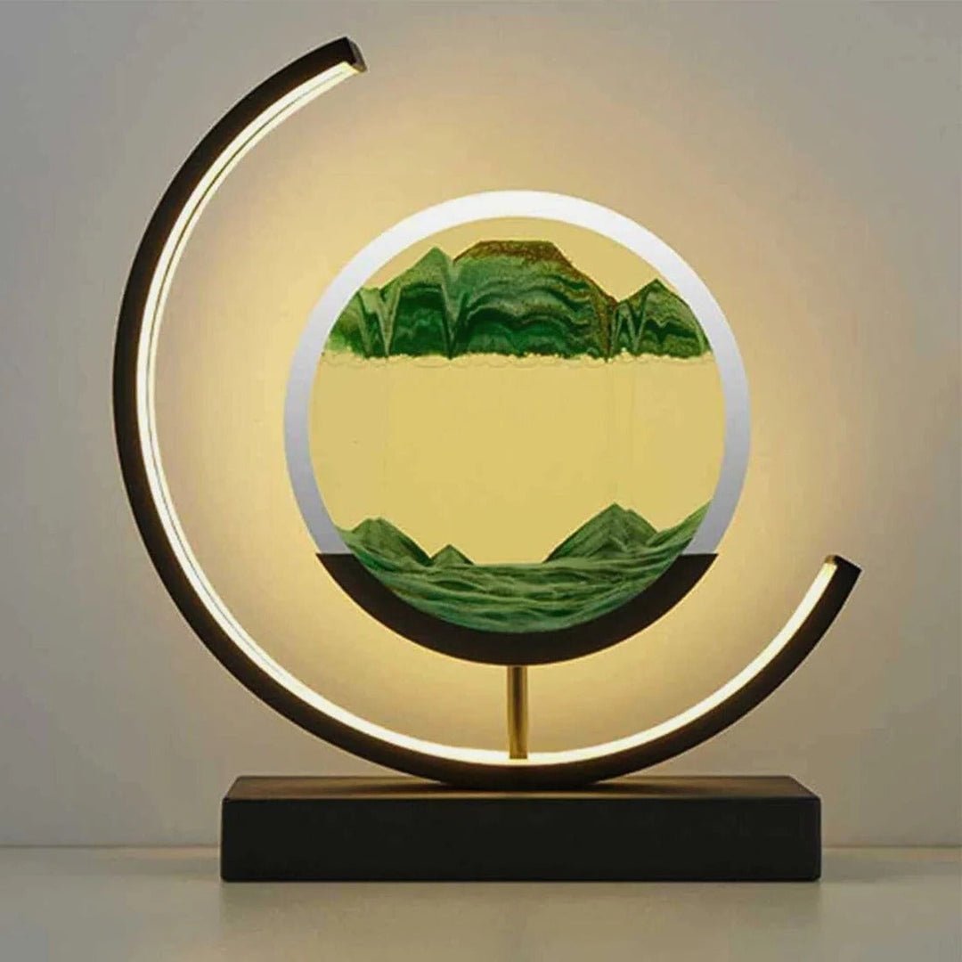 Skanto | 3D Timeglass LED-lampe, fengslende sandkunst for hjemmedekorasjoner