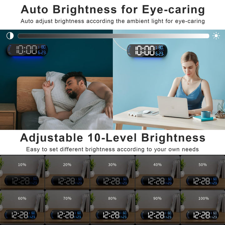 Multi Functional LED Display Clock | Skanto