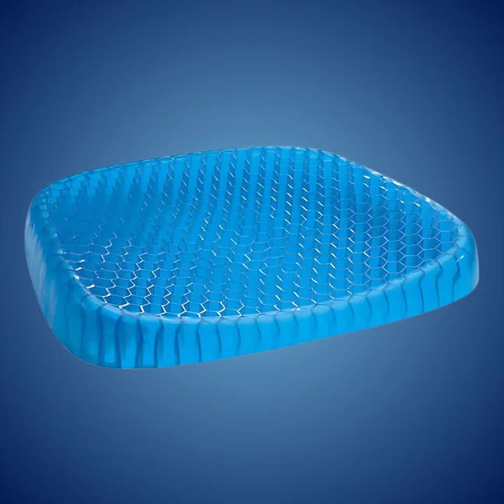 PressureFree Ortopedisk Gel-sittepute – Pustende bikube-design for lindring av halebeins- og ryggsmerter | Skanto
